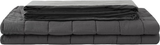 vidaXL Single Blanket 152x203cm Anthracite