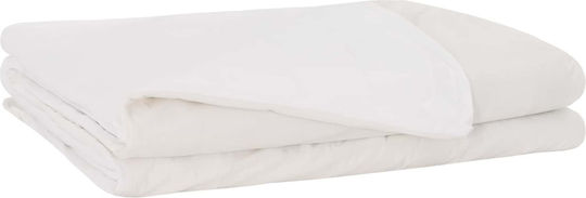 vidaXL Sofa Blanket 138x200cm White