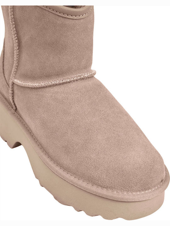 Damenstiefeletten in Cognac