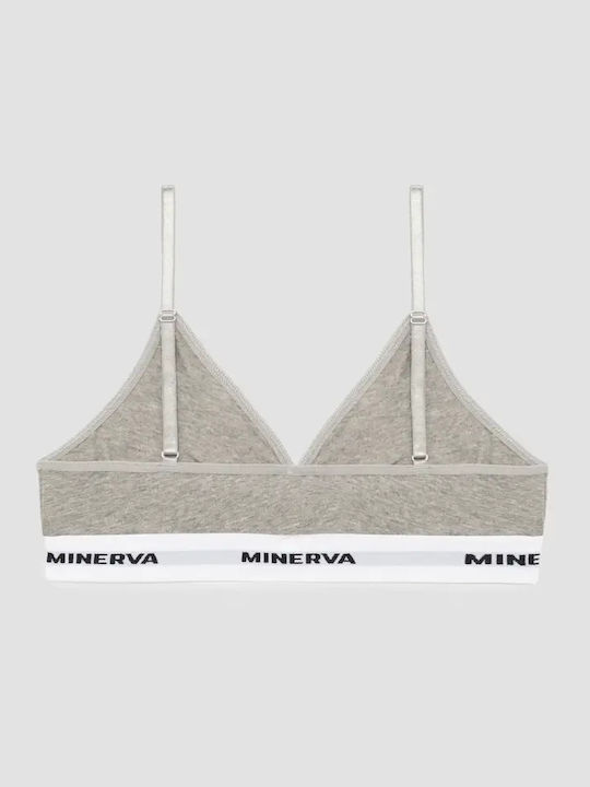 Minerva Εφηβικό Γκρι Σουτιέν Κορίτσι 90-42752-023