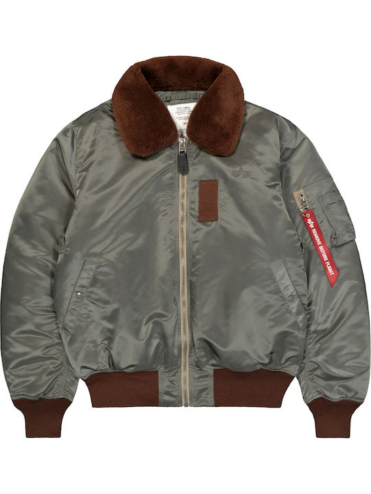 B-15 Vintage Green Bomber Jacket