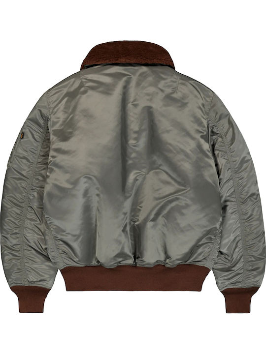 B-15 Vintage Green Bomber Jacket