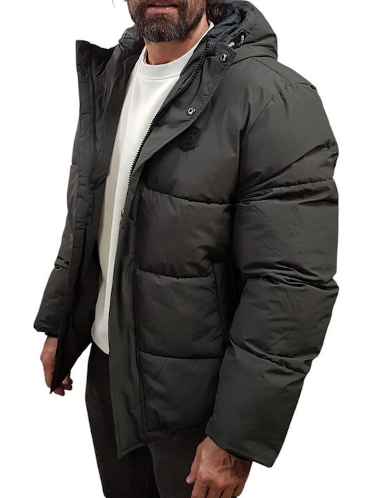 Indicode Inlaurill Μπουφάν Puffer Gray IN1000093-930