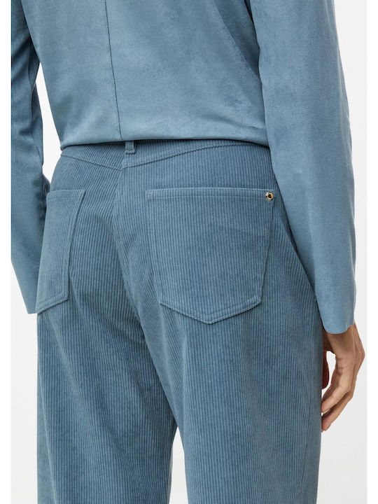 Damenhose aus blauem Cord
