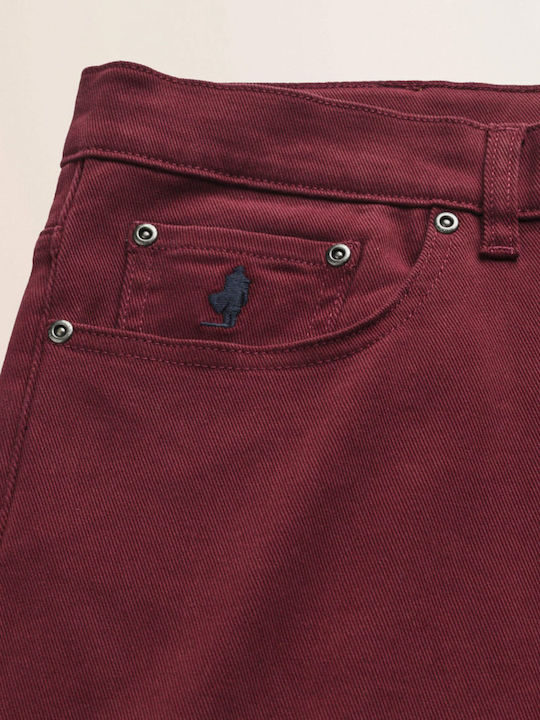 Pantaloni bărbătești Slim Fit Merlot