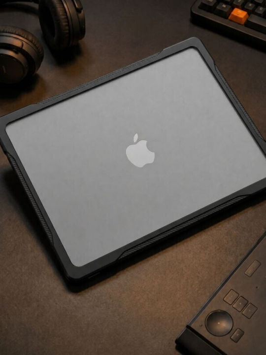 Tech-protect Velar Case Macbook Air 15" 2023 2024 2025 2026 – Transparent Black