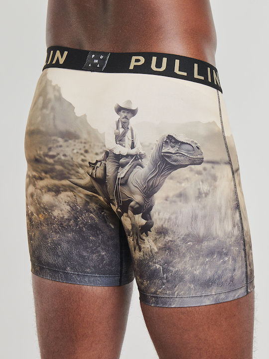 Herren-Boxershorts Beige