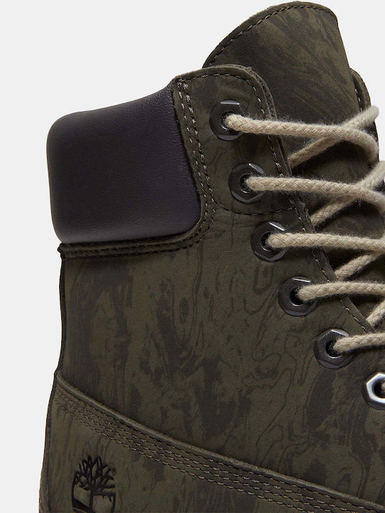 Heritage 6 Inch Lace Up Ανδρικά Μποτάκια Αδιάβροχα Πράσινα