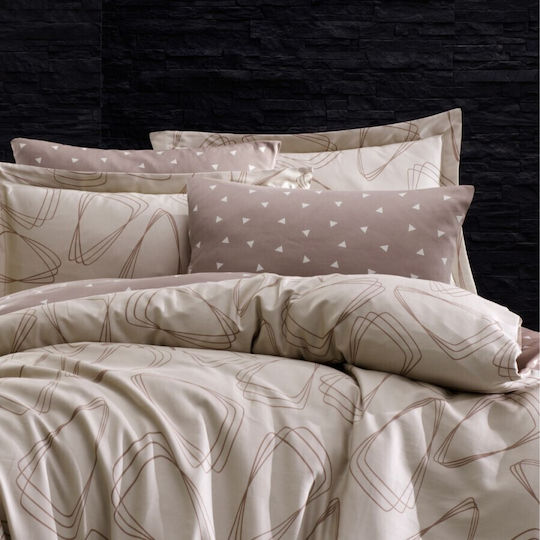 First Choice Rovena Double Set 200x220cm Beige-Brown First Choice Rovena Double Set 200x220cm Beige-Brown