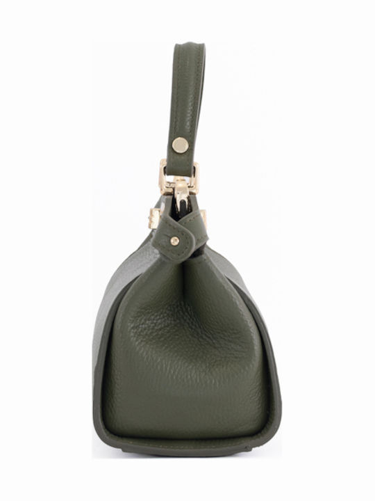 Leather Women's Satchel Bag Beige / Vanilla