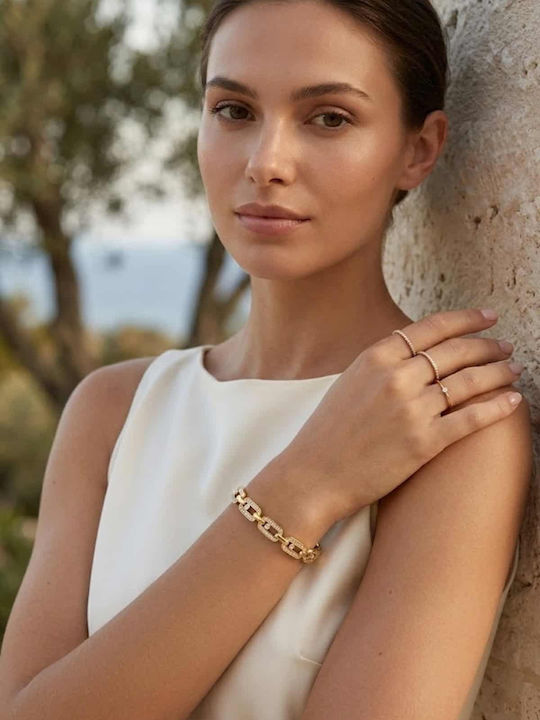 Lysea Women's Leather Cuff Bracelet with Zircon Lysea Women's Leather Cuff Bracelet with Zircon
