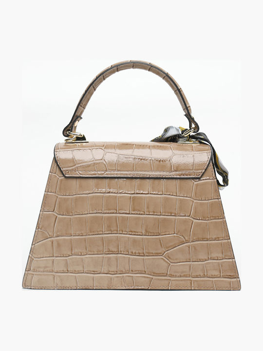 Leather Women's Satchel Bag Brown