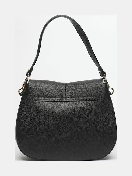 Burgunderrote Damen-Ledertasche zum Umhängen