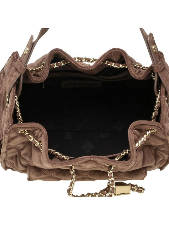 Bmicki Women's Flap Bag Taupe