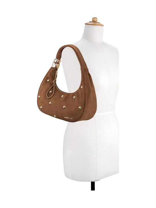 Daciana Fabric Women's Shoulder / Handbag Tabac Brown
