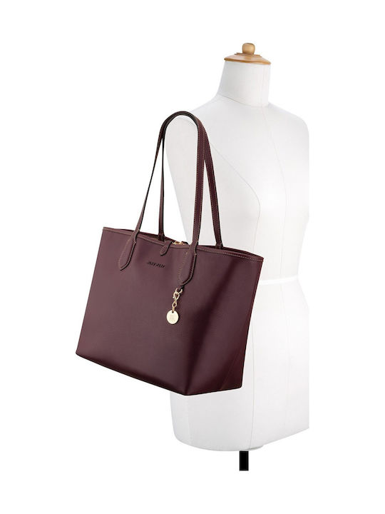 Emerick Women's Burgundy Tote Bag