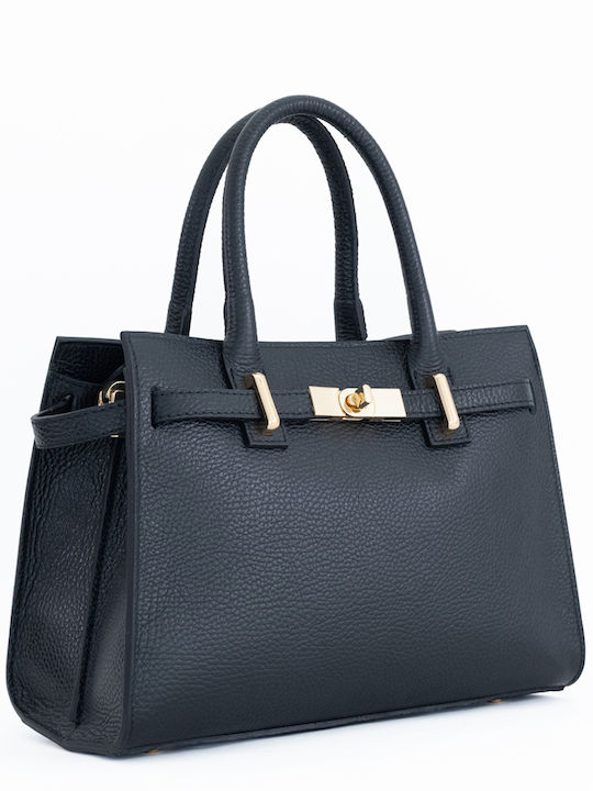 Burgunderfarbene Damen-Schultertasche aus Leder