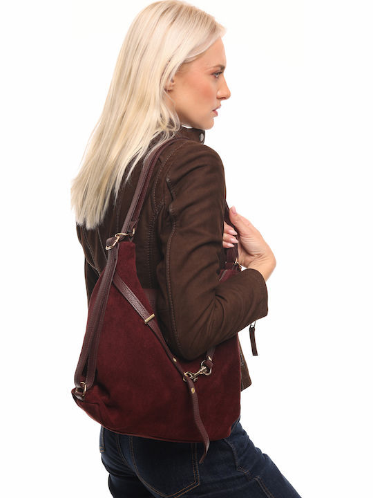 Leather Women's Shoulder Bag / Backpack Taype