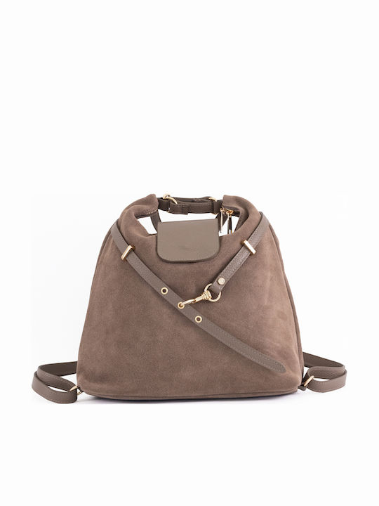 Leather Women's Shoulder Bag / Backpack Taype