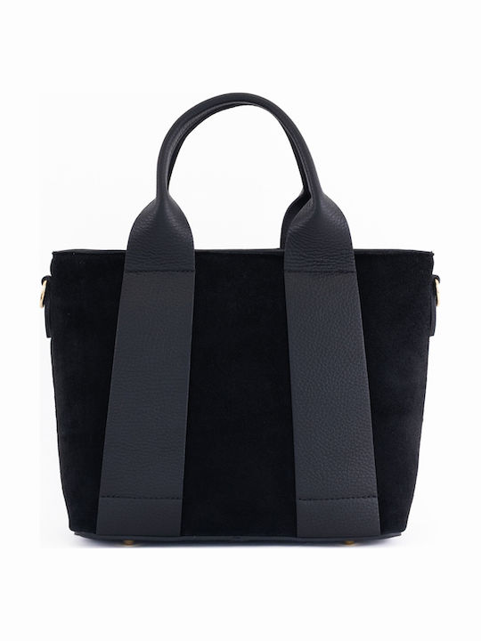 Grey Leather Women's Shoulder Bag