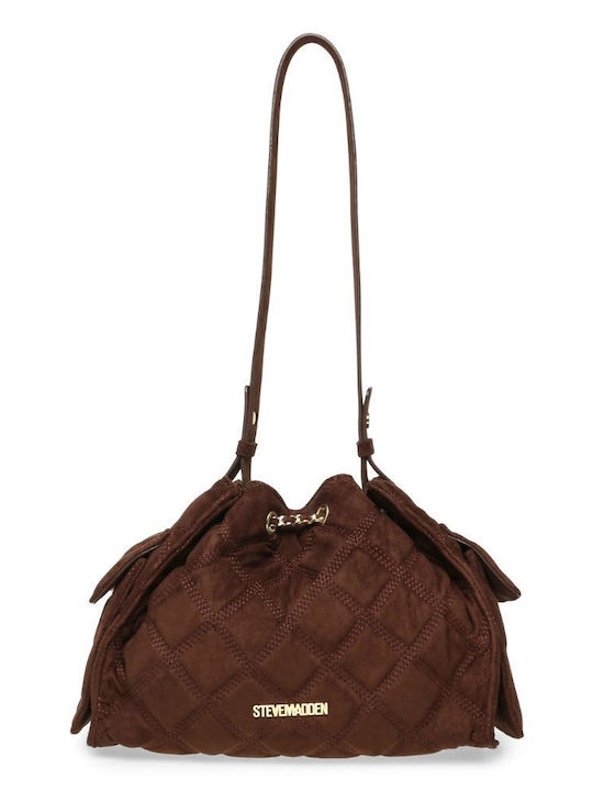 Bmicki Women's Drawstring Bag Chocolate / Gold