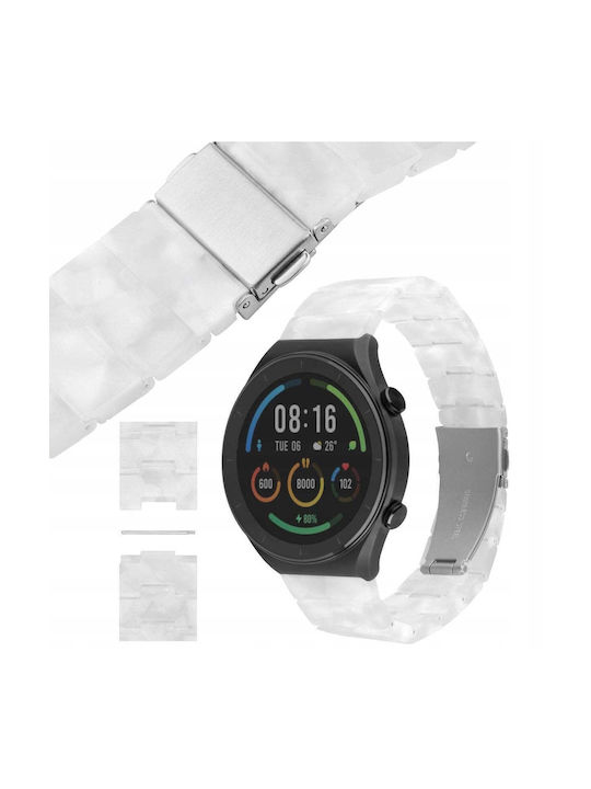 Fixed Resin Strap Fixed Resin Strap Quick Release 18 Mm Smartwatch Cloud White Fixed Resin Strap Fixed Resin Strap Quick Release 18 Mm Smartwatch Cloud White