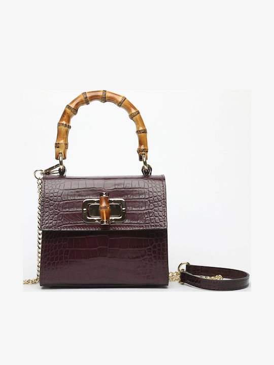 Leather Women's Crossbody Bag Orange
