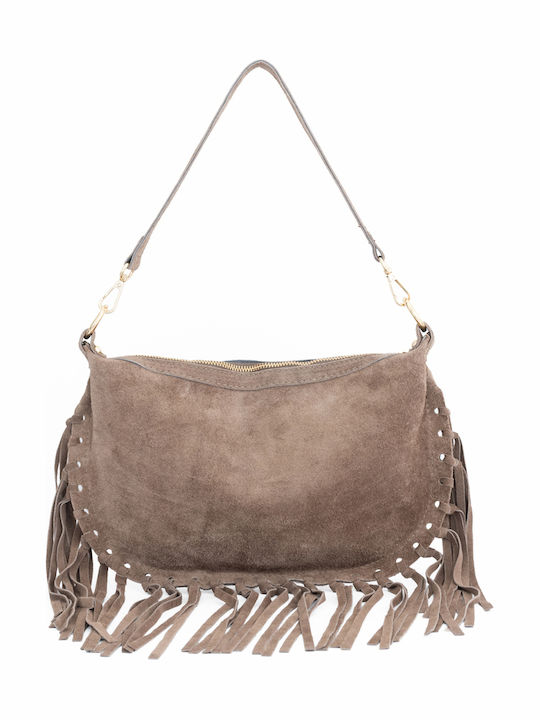 Black Leather Women's Shoulder Bag