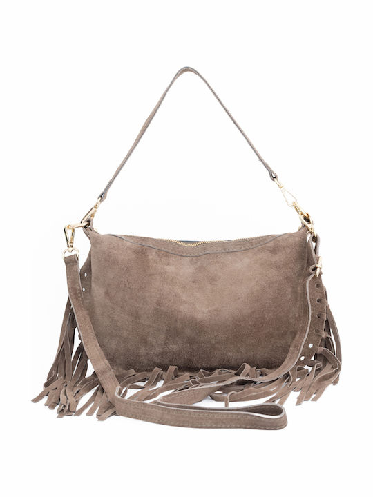 Black Leather Women's Shoulder Bag