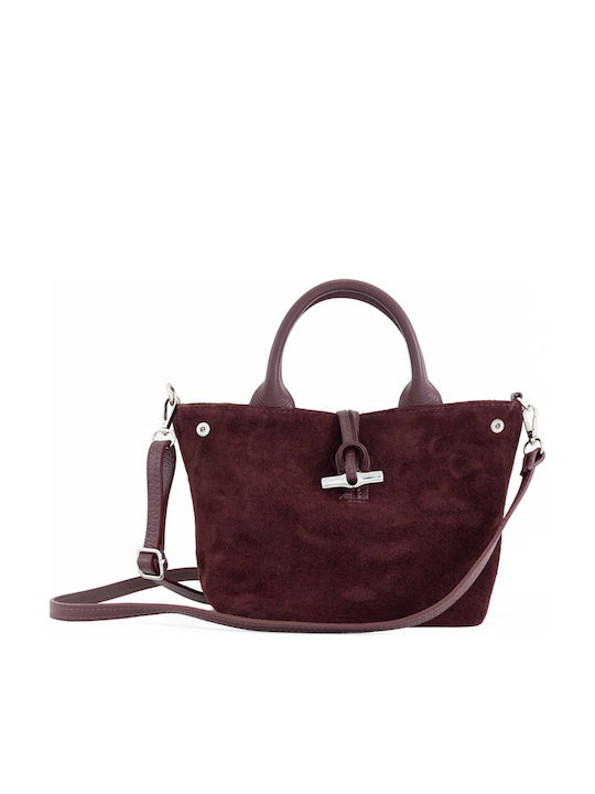 Khaki Leather Women's Shoulder Bag