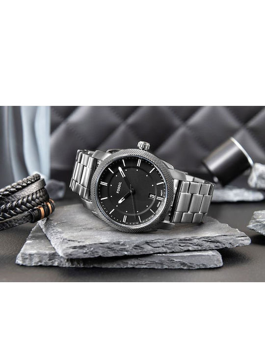 Fossil Мъжки Часовник 42 мм На Батерия С Метална Верижка Iron Grey Fossil Мъжки Часовник 42 мм На Батерия С Метална Верижка Iron Grey