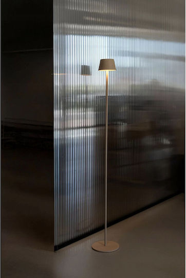 Verlo LED Floor Lamp H123xL123cm with Warm White Light Beige