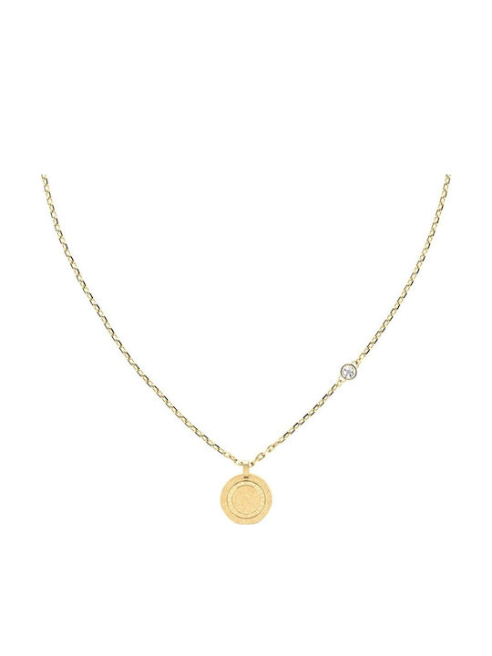 Tommy Hilfiger Charm aus Vergoldet Stahl mit Zirkon
