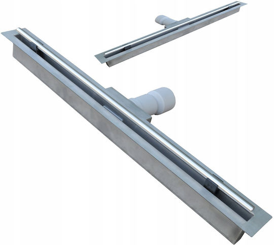 Hydroland Duschrinne aus Edelstahl mit einer Länge von 60 cm