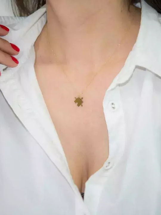 Necklace Made of 9 K Gold