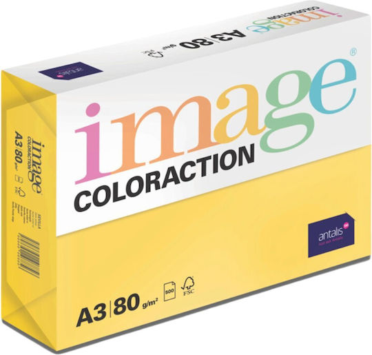 Penword A3 Printing Paper 500 Sheets Yellow