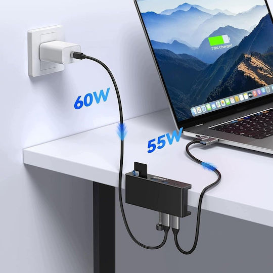 Orico 10-Port Hub with USB-C / USB-A Connection