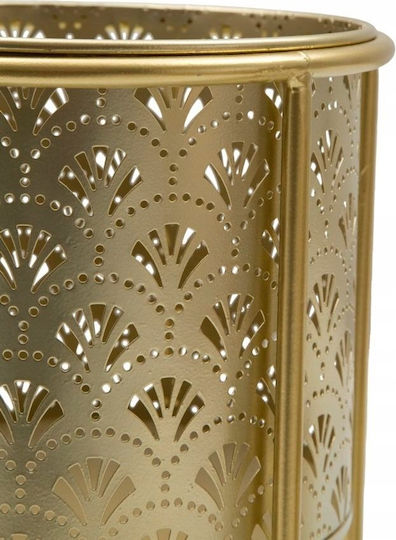 Costway Метални Златисти Поставки за Саксии 40x40 см 2 бр