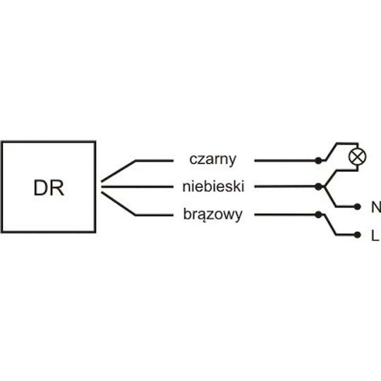 F&F Senzor de Mișcare cu Infraroșu, cu Fir, 180°