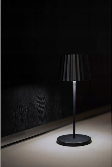 Verlo Table Lamp LED with Black Shade and Base