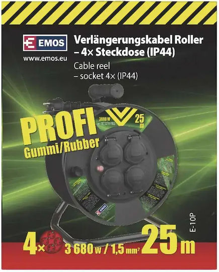 Emos Extension Cord With 25 m Cable Waterproof