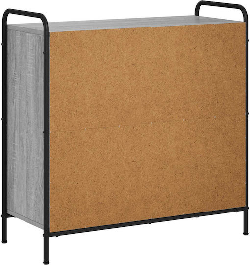 Bookcase Grey Sonoma 80x33x80 cm