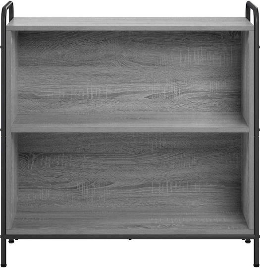 Bookcase Grey Sonoma 80x33x80 cm