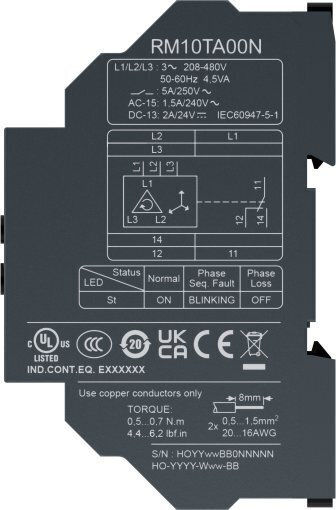 Schneider Electric Harmony Ρελέ Ράγας