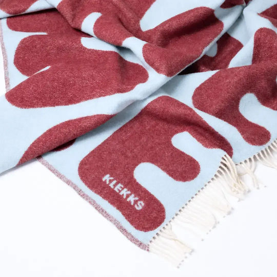 Klekks Sofa Throw Blanket 130x200cm Bordeaux