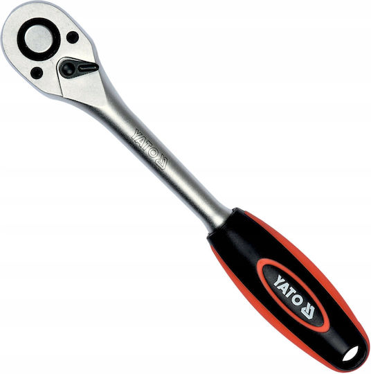 Yato 90-Tooth Ratchet with 3/8" Drive, 21 cm Long