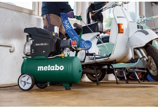 Metabo Μονοφασικό Κομπρεσέρ Αέρος με Αεροφυλάκιο 24lt