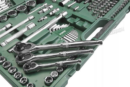 Sata Тресчотка с Вложки 1\4" & 3\8" & 1\2" 150 бр