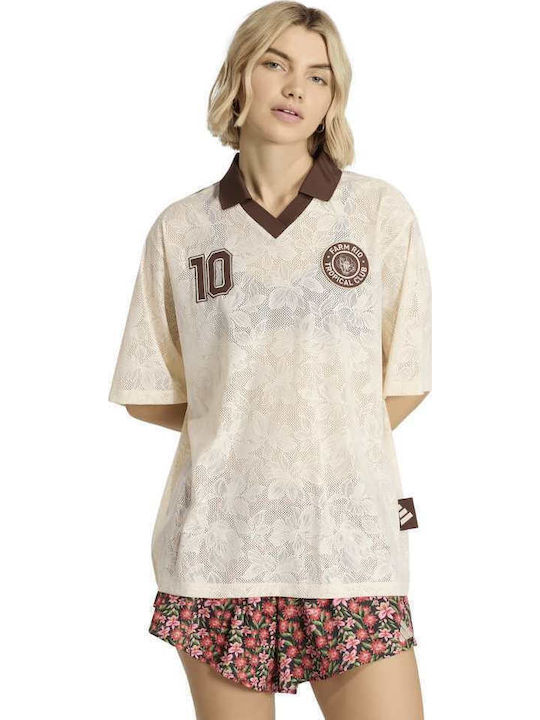 adidas Farm Prm Polo Εκρού