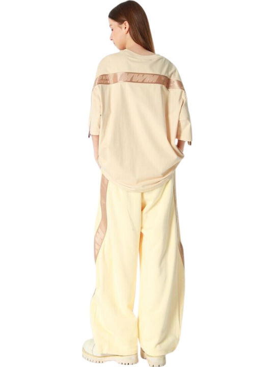Damen-T-Shirt Beige